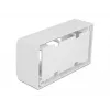 Acessório para patch panel DELOCK 81333 — suporte em policarbonato branco, 152×50×82 mm