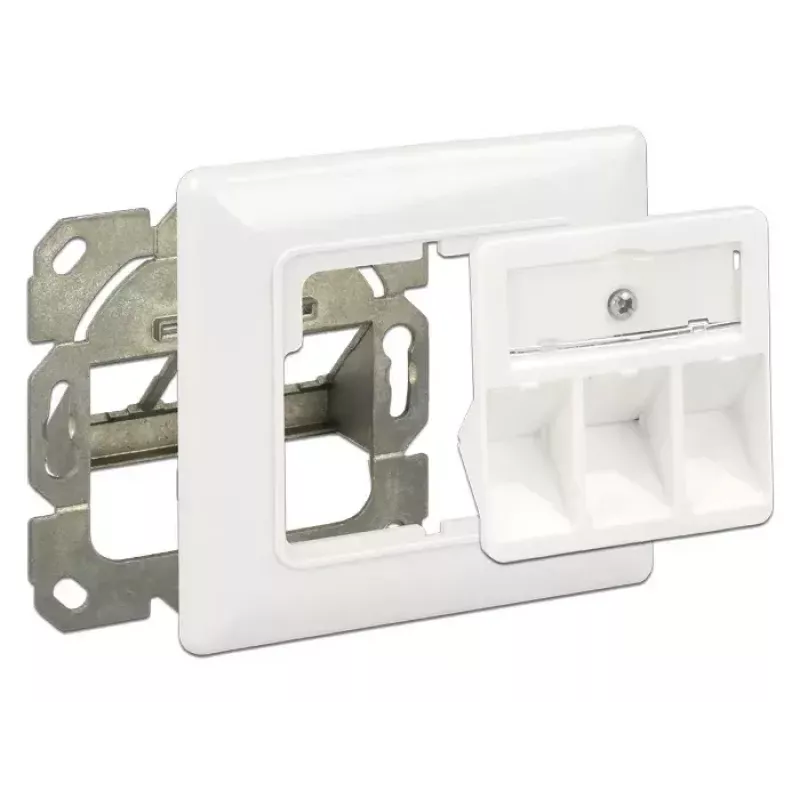 Tomada RJ-45 DeLOCK 86194 prateado branco