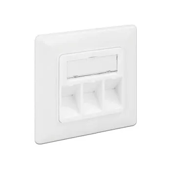 Tomada RJ-45 DeLOCK 86194 prateado branco