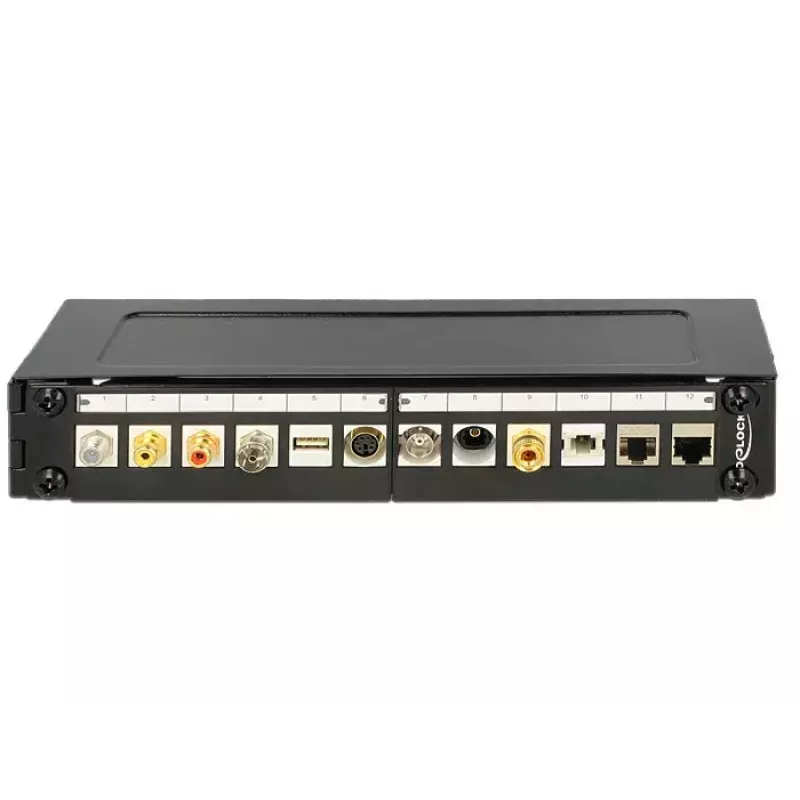 Rack de parede DeLOCK 43303 1U preto