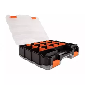 Caixa de armazenamento DeLOCK 18417 retangular plástico preto laranja 270x320x80mm