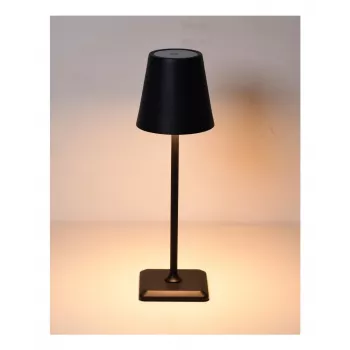 Techly I-LED LAMP-BK candeeiro de mesa lâmpada não substituível 3 W E preto