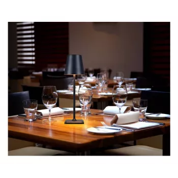 Techly I-LED LAMP-BK candeeiro de mesa lâmpada não substituível 3 W E preto