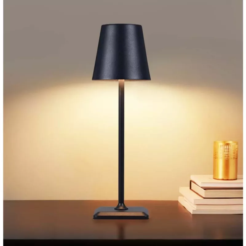 Techly I-LED LAMP-BK candeeiro de mesa lâmpada não substituível 3 W E preto