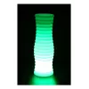 Vaso de flores com LED Techly branco plástico 1 unid.