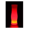 Vaso de flores com LED Techly branco plástico 1 unid.
