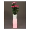 Vaso de flores com LED Techly branco plástico 1 unid.