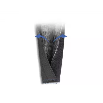 Malha de blindagem EMI DeLOCK 1 m x 30 mm preto