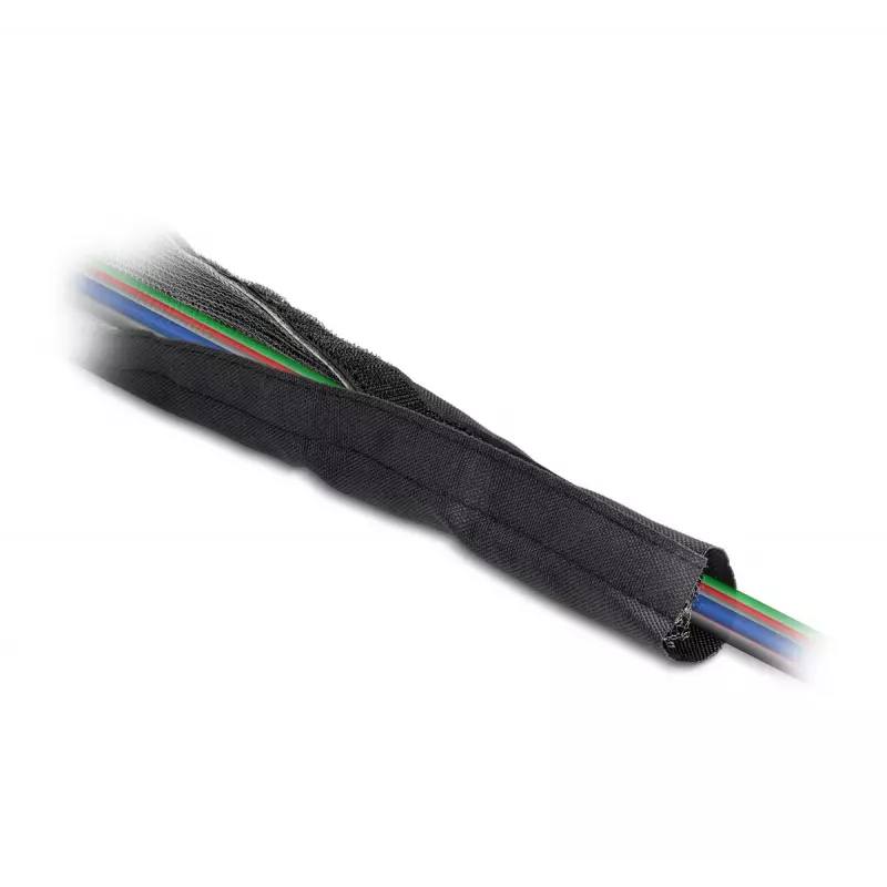 Malha de blindagem EMI DeLOCK 1 m x 30 mm preto