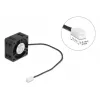 Ventoinha DELOCK 67287 axial 4 cm, 5 V DC, rolamento de esferas, 0,19 m³/h, preto