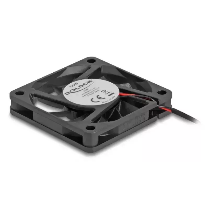 DeLOCK 67288 ventoinha axial, 5 V DC, 60 x 60 x 10 mm, preta