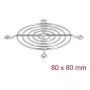 Grelha para ventoinha DELOCK 67306 — metal 75,5 × 75,5 mm para ventoinha de arrefecimento de computador