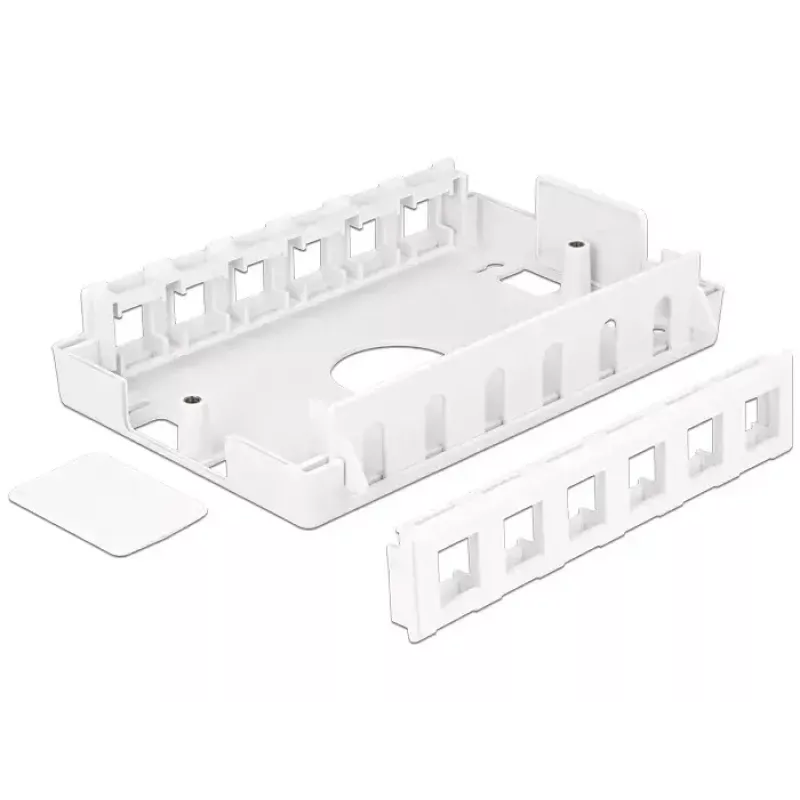 DeLOCK 86172 Caixa Keystone vazia, 12 portas