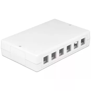 Caixa de derivação elétrica DeLOCK 86172 aço inoxidável branco 111,6x171x38 mm