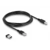 Leitor de códigos de barras manual DeLOCK 90587 1D 2D sem fios Bluetooth USB branco