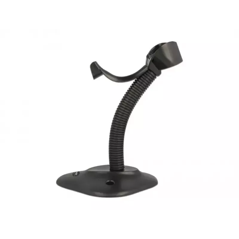 Suporte DeLOCK para leitor de códigos de barras com suporte flexível preto