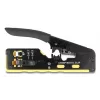 Alicate de cravar DELOCK 90583 para fichas 6P/8P RJ45 RJ11 Cat.5/6/7 com lâmina e descarnador
