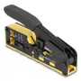 Alicate de cravar DELOCK 90583 para fichas 6P/8P RJ45 RJ11 Cat.5/6/7 com lâmina e descarnador