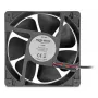 Ventoinha DELOCK 67298 120 mm preto 12 cm rolamento de esferas 12 V DC 3,53 m³/h