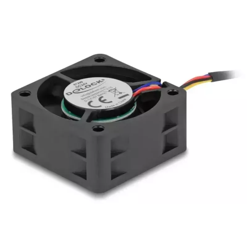 Delock 67299 ventoinha axial 24 V DC, 40 x 40 x 20 mm, preta