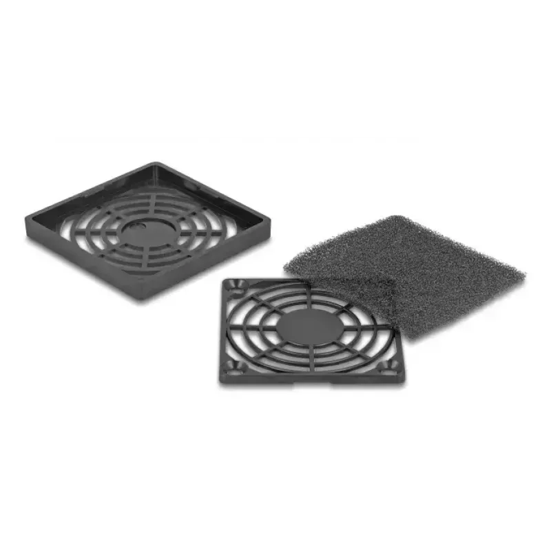 Grelha para ventoinha DeLOCK 67310 ABS preto 64 mm 50 x 50 mm