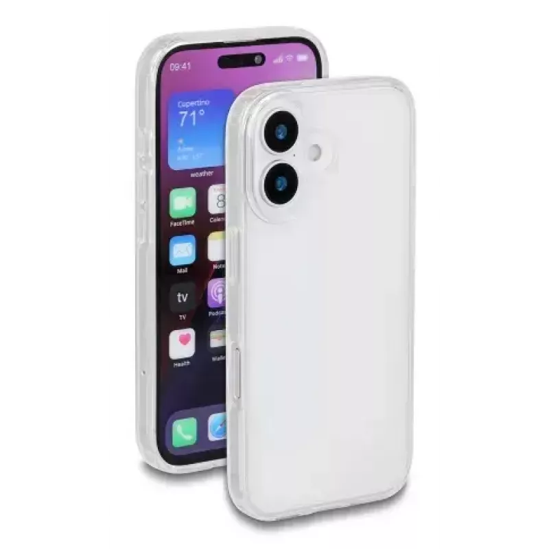 Capa de proteção para iPhone 17 da DELOCK, transparente, capa, compatível com ecrã de 16 cm (6,3 polegadas)
