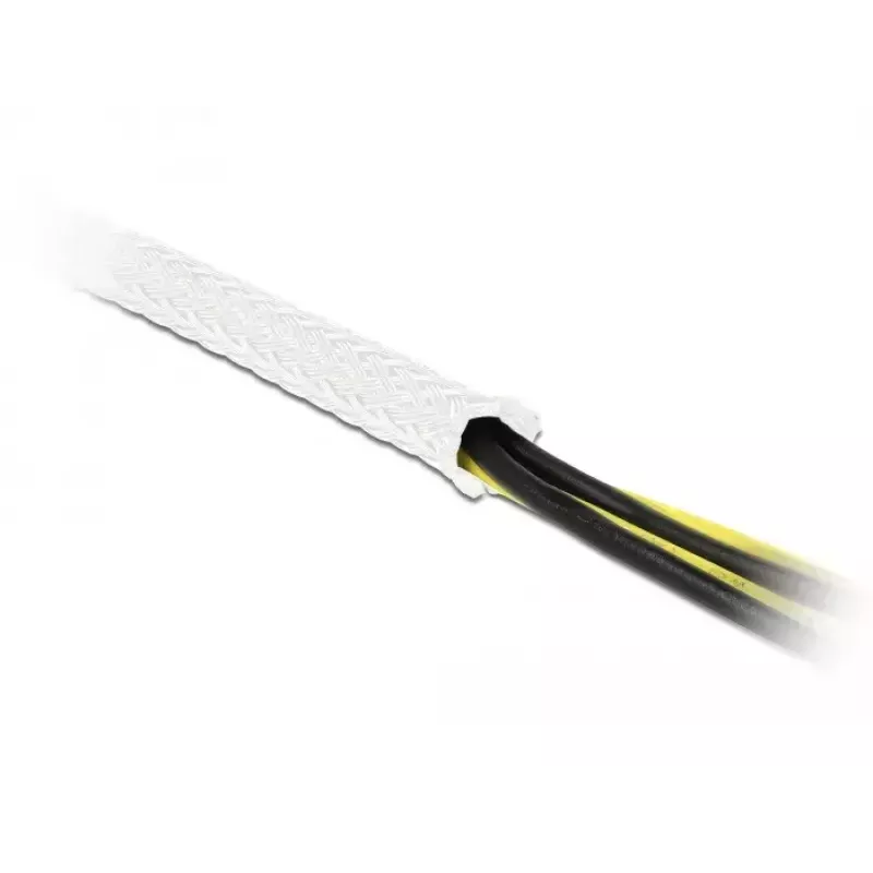 Manga de malha DeLOCK 20692 10 m x 3 mm branco