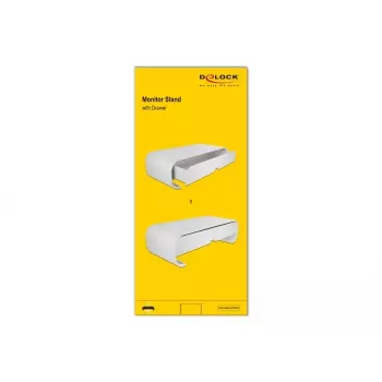 Suporte para monitor DeLOCK 18324 com gaveta branco