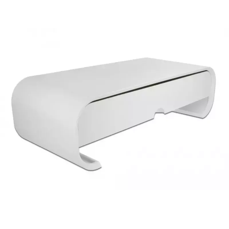 Suporte para monitor DeLOCK 18324 com gaveta branco