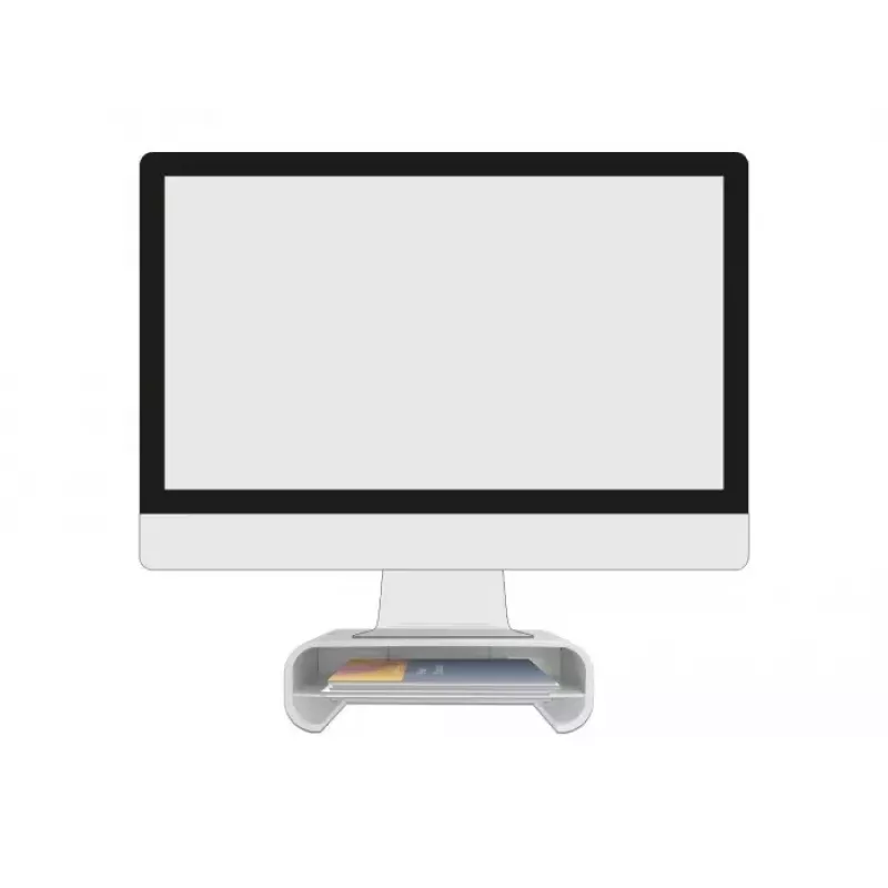 Suporte para monitor DeLOCK 18324 com gaveta branco