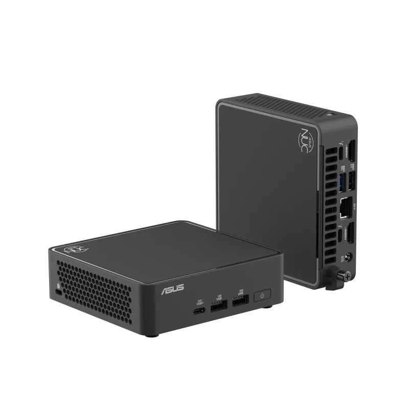 ASUS NUC RNUC15CRKU5063C2 Intel Core Ultra 5 225H 16 GB DDR5-SDRAM 512 GB SSD Windows 11 Pro Mini-PC preto