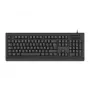 CONCEPTRONIC Teclado USB com leitor de cartões Smart-ID KAYNE01IT — tamanho completo 105 teclas, layout italiano, com fio, cabo de 1,5 m, preto