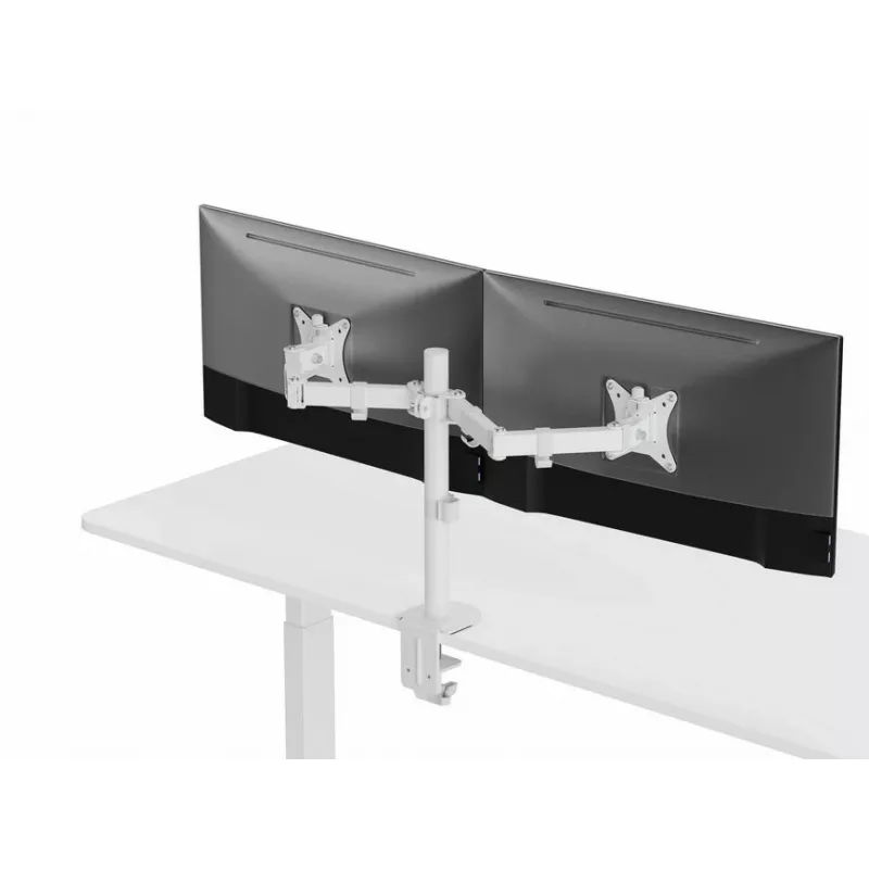Equip Suporte de secretária ajustável para dois monitores 17