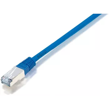 Equip Cabo de rede Cat.5e F/UTP, 0,5 m, azul, 0,50 m, Cat5e, F/UTP (FTP), RJ-45, RJ-45, azul