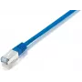 Equip Cabo de rede Cat.5e F/UTP, 0,5 m, azul, 0,50 m, Cat5e, F/UTP (FTP), RJ-45, RJ-45, azul