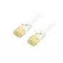 Equip Cabo de rede fino Cat.6A U/UTP 0,5m branco 10000 Mbit/s