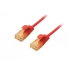 Cabo patch slim Equip Cat.6A U/UTP 0,15 m vermelho 10000 Mbit/s