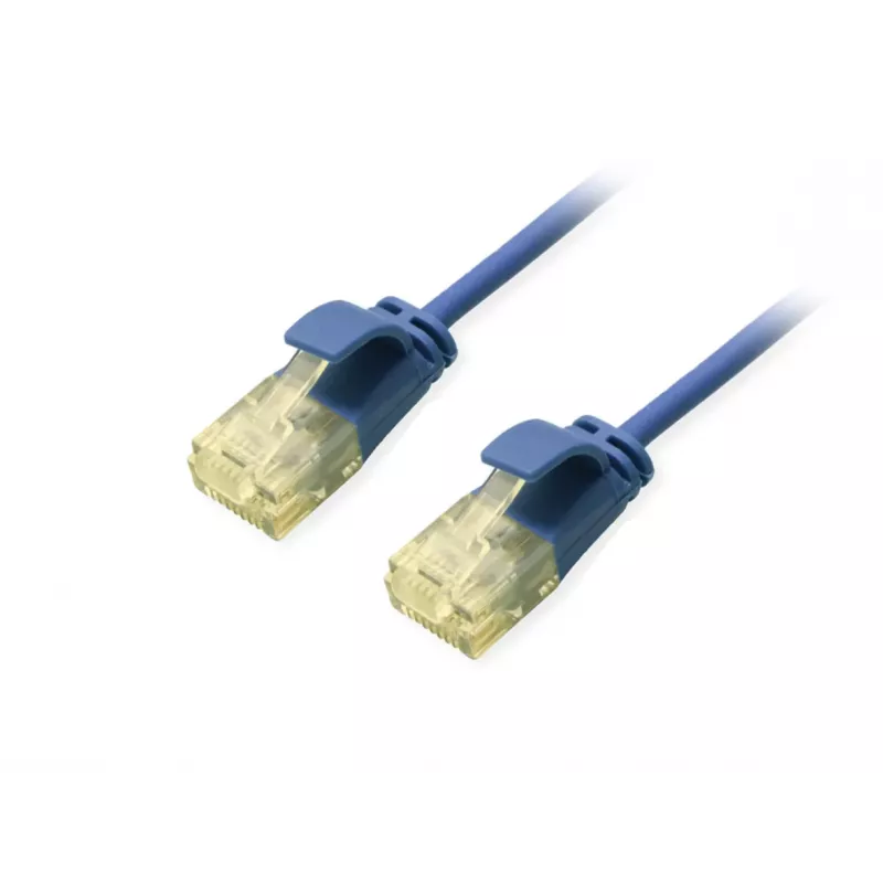 Cabo patch slim Equip Cat.6A U/UTP 2,0 m azul 10000 Mbit/s