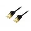 Cabo patch slim Equip Cat.6A U/UTP 0,15 m preto 10000 Mbit/s