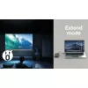 Techly IDATA USBC-HUB5WL Extensor AV Transmissor e recetor AV preto
