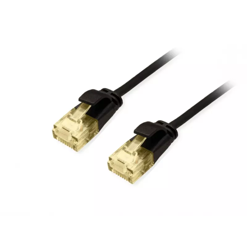 Cabo patch slim Equip Cat.6A U/UTP, 5,0 m, preto