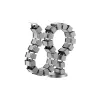 Calha para cabos Equip Deluxe Spine de gestão de cabos cinzento