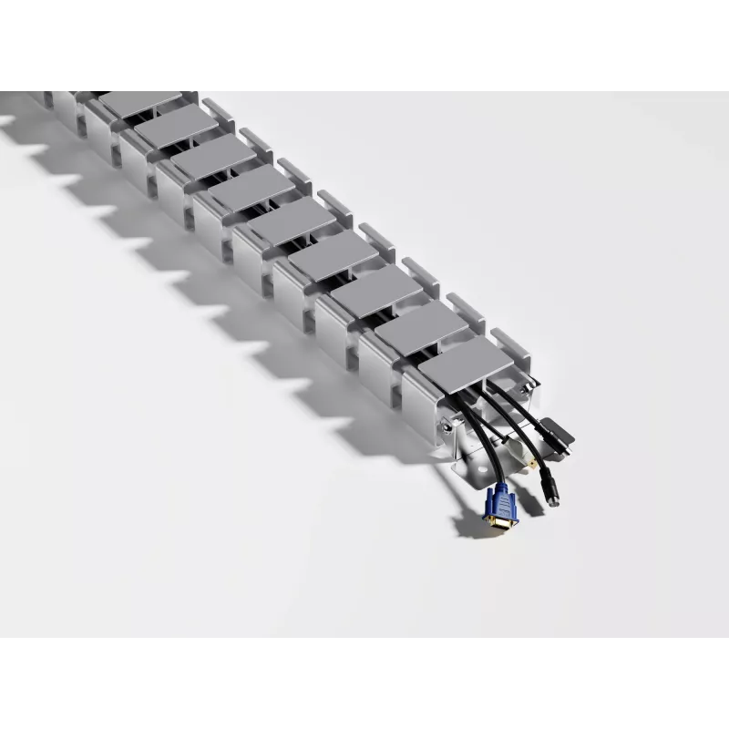 Calha para cabos Equip Deluxe Spine de gestão de cabos cinzento
