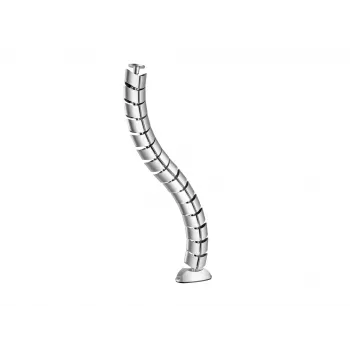 Manga para cabos Equip Cable Management Spine de canal duplo prateado