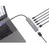 Adaptador multifunções Equip USB-C 6 em 1, HDMI 4K/30Hz, USB-C x4, USB-A x1, 5Gbps, 100W USB PD