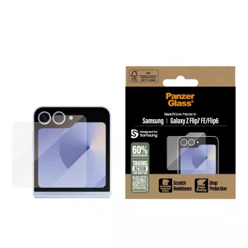 PanzerGlass® Proteção de ecrã Samsung Galaxy Z Flip7 FE | Flip6 | Classic Fit