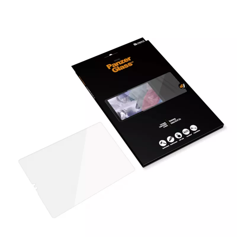 PanzerGlass® Película de proteção de ecrã Samsung Galaxy Tab A7 Lite, Samsung, Samsung - Galaxy Tab A7 Lite, aplicação a seco, resistente a riscos, resistente a choques, transparente, 1 unid.