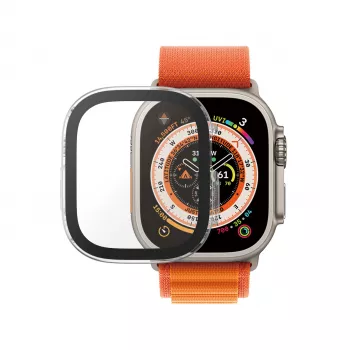 PanzerGlass ® Proteção integral transparente com D3O® Apple Watch Ultra | Ultra 2 | 49mm