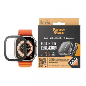 PanzerGlass ® Proteção integral transparente com D3O® Apple Watch Ultra | Ultra 2 | 49mm