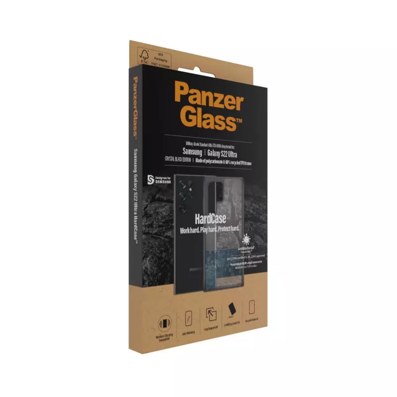 PanzerGlass® HardCase Samsung Galaxy S22 Ultra 5G – preto fumado